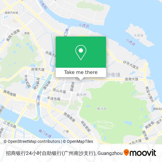 招商银行24小时自助银行(广州南沙支行) map
