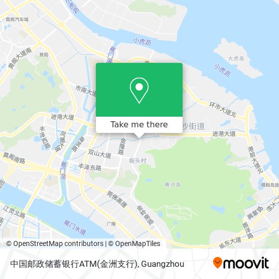 中国邮政储蓄银行ATM(金洲支行) map