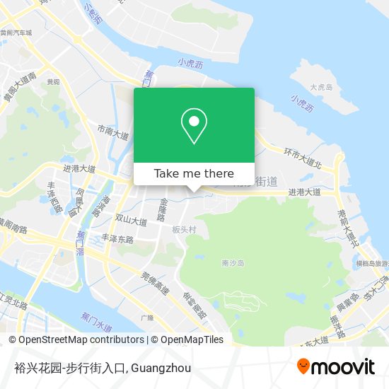 裕兴花园-步行街入口 map