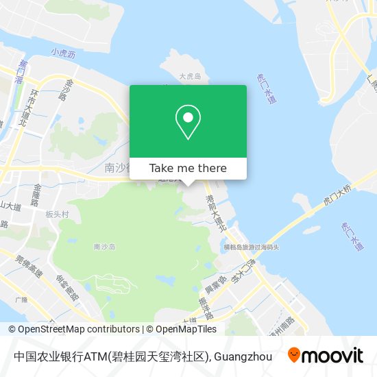 中国农业银行ATM(碧桂园天玺湾社区) map