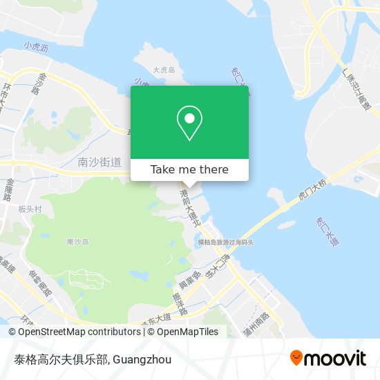 泰格高尔夫俱乐部 map