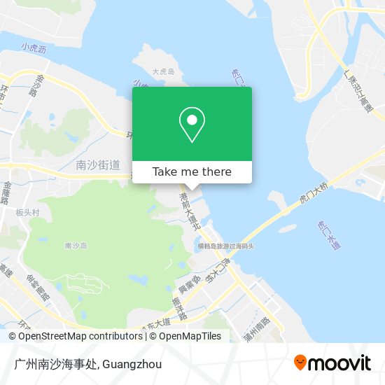 广州南沙海事处 map