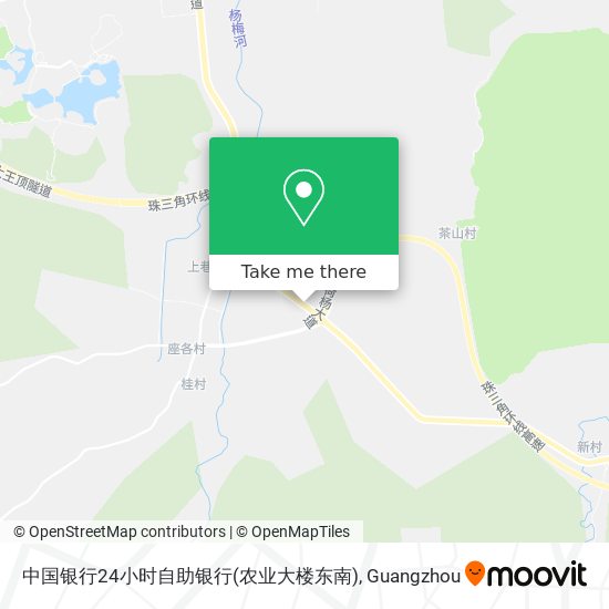 中国银行24小时自助银行(农业大楼东南) map
