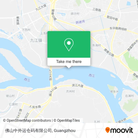 佛山中外运仓码有限公司 map