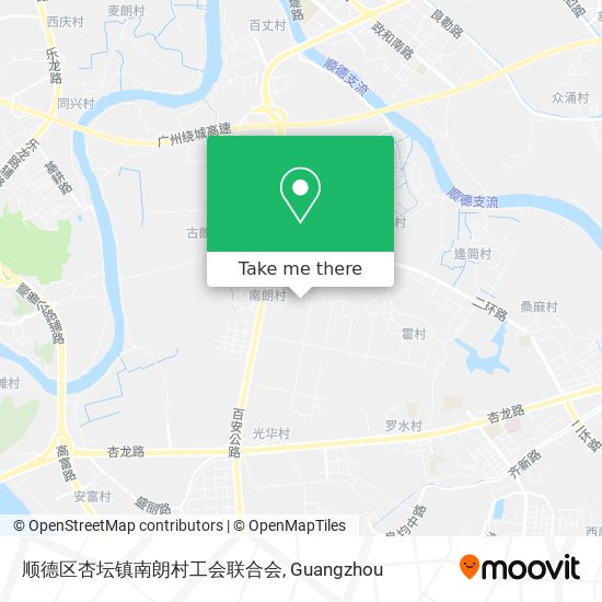 顺德区杏坛镇南朗村工会联合会 map