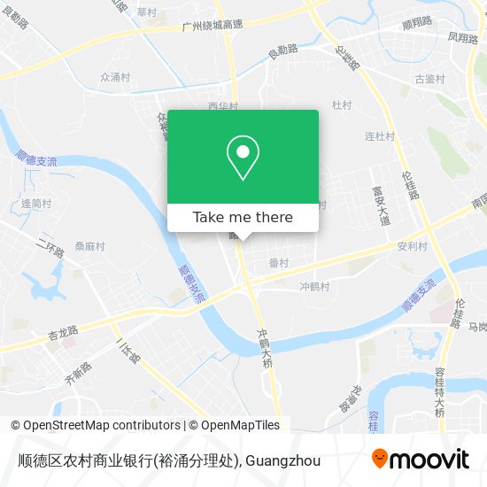 顺德区农村商业银行(裕涌分理处) map