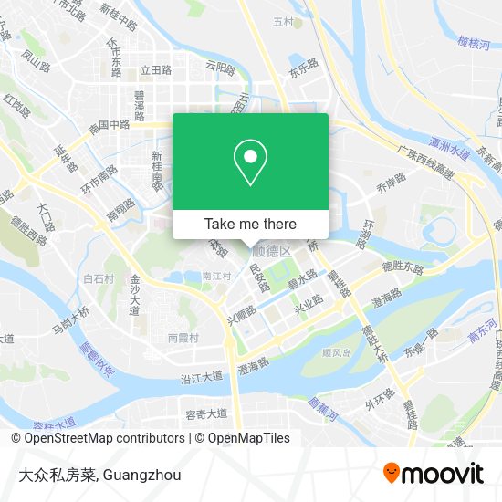 大众私房菜 map