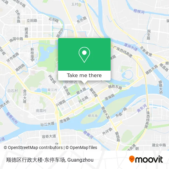 顺德区行政大楼-东停车场 map