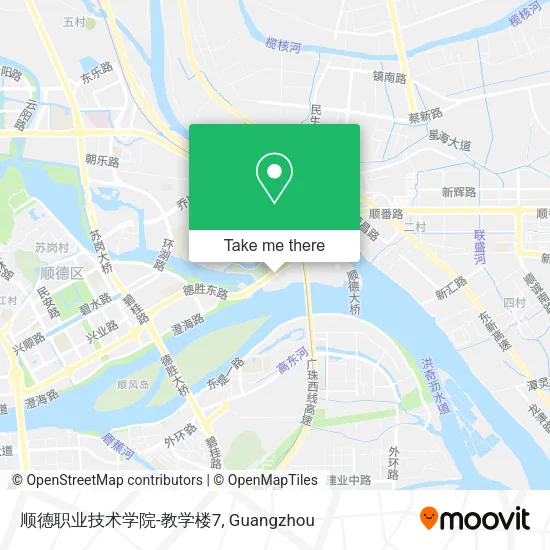 顺德职业技术学院-教学楼7 map