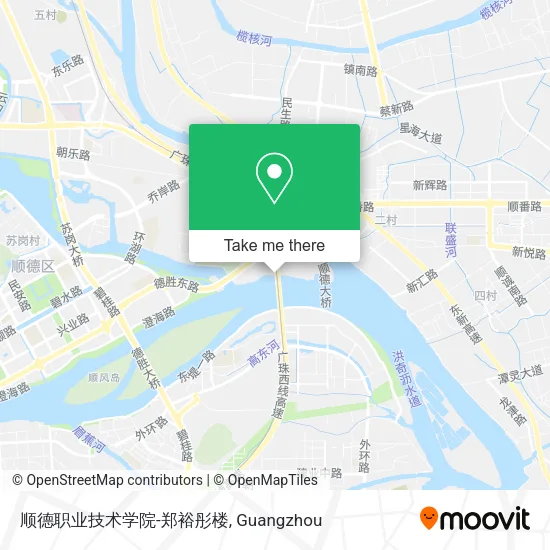 顺德职业技术学院-郑裕彤楼 map