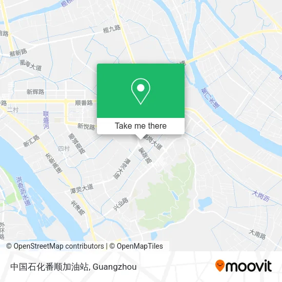 中国石化番顺加油站 map