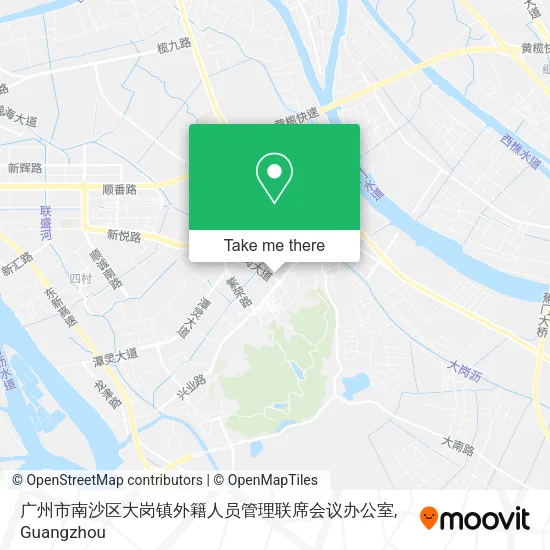 广州市南沙区大岗镇外籍人员管理联席会议办公室 map