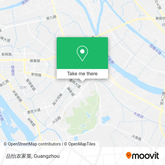 品怡农家菜 map