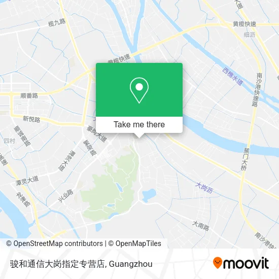 骏和通信大岗指定专营店 map