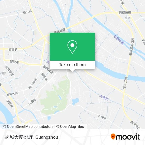 岗城大厦-北座 map