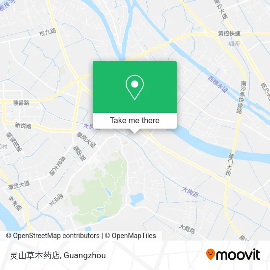 灵山草本药店 map
