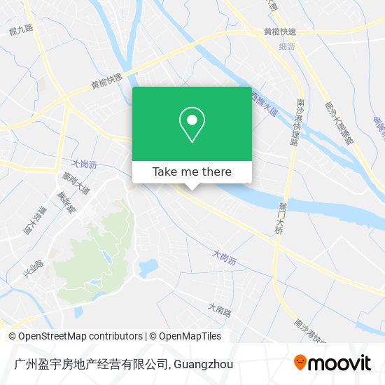广州盈宇房地产经营有限公司 map