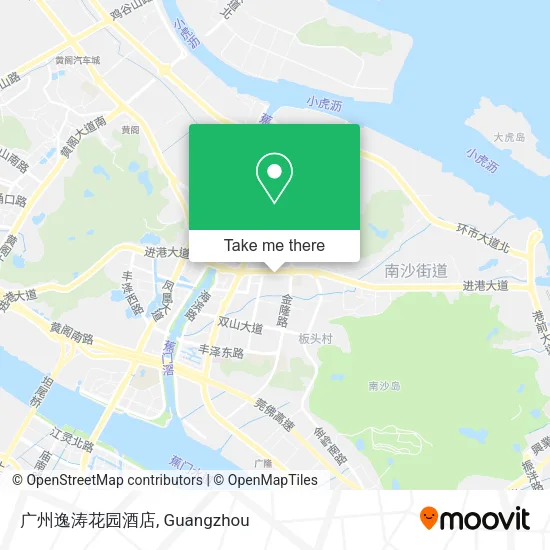 广州逸涛花园酒店 map
