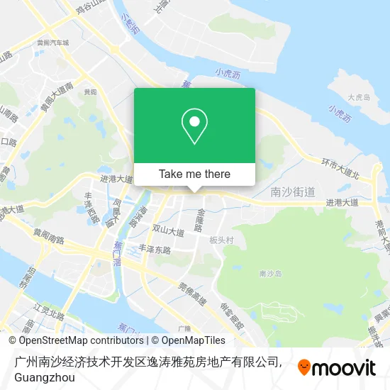 广州南沙经济技术开发区逸涛雅苑房地产有限公司 map