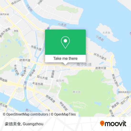 豪德美食 map