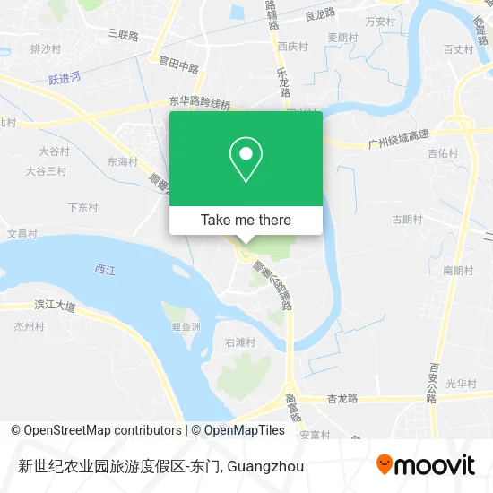 新世纪农业园旅游度假区-东门 map