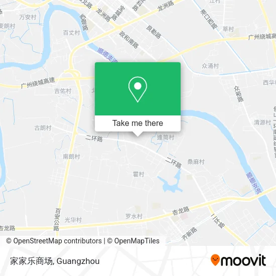家家乐商场 map