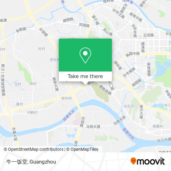 牛一饭堂 map