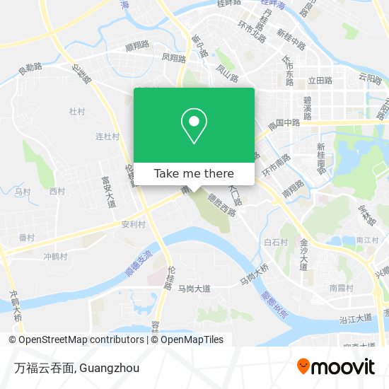 万福云吞面 map