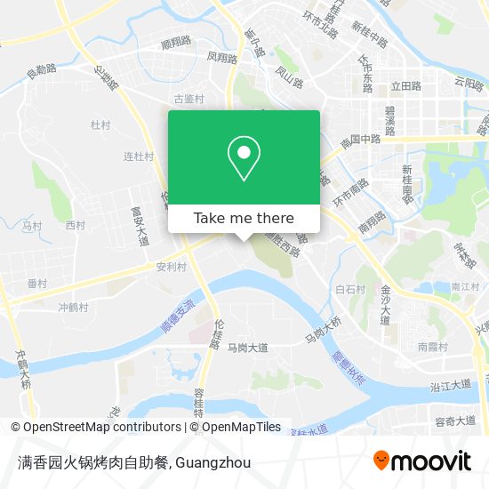 满香园火锅烤肉自助餐 map