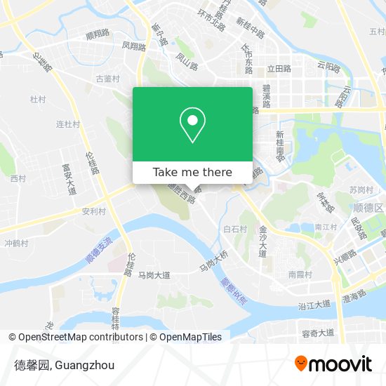 德馨园 map