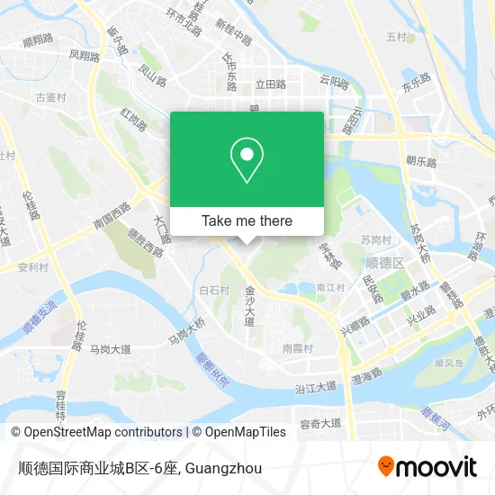 顺德国际商业城B区-6座 map