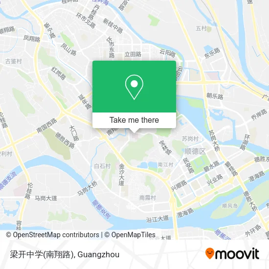 梁开中学(南翔路) map
