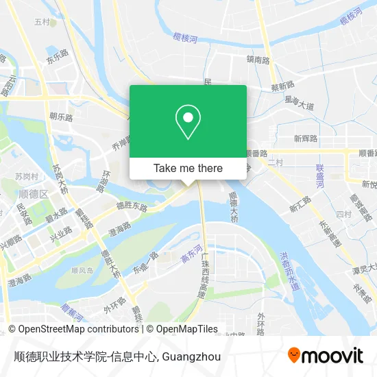 顺德职业技术学院-信息中心 map