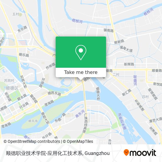 顺德职业技术学院-应用化工技术系 map
