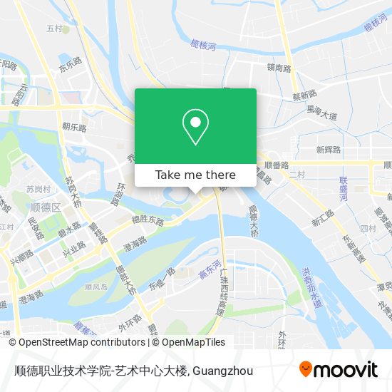 顺德职业技术学院-艺术中心大楼 map