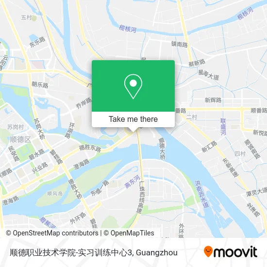顺德职业技术学院-实习训练中心3 map