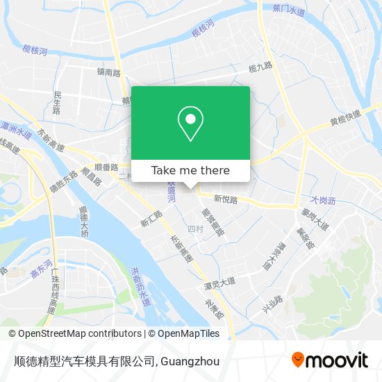 顺德精型汽车模具有限公司 map