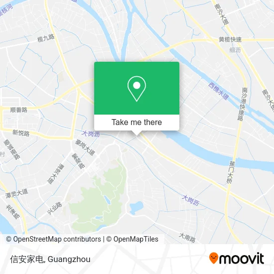 信安家电 map