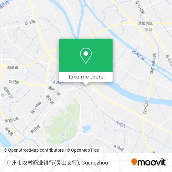 广州市农村商业银行(灵山支行) map