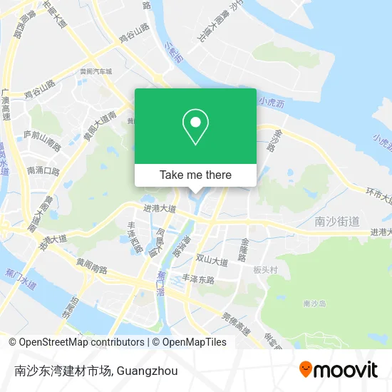 南沙东湾建材市场 map