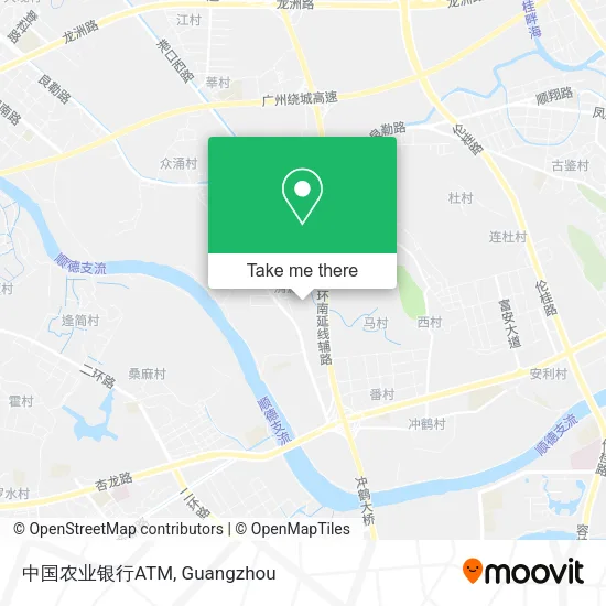 中国农业银行ATM map