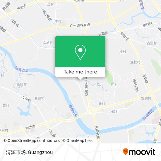 清源市场 map