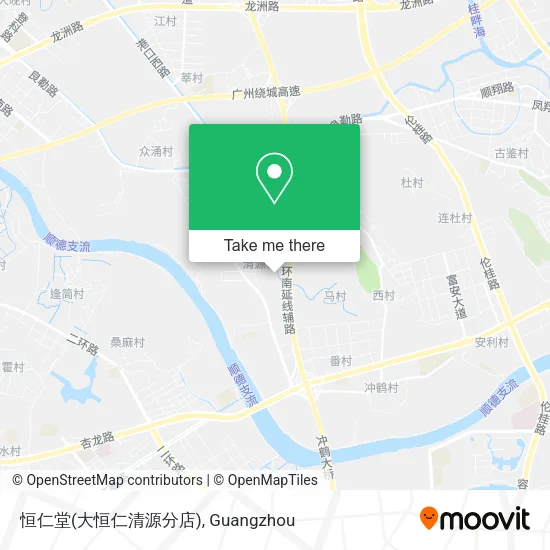 恒仁堂(大恒仁清源分店) map