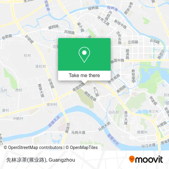 先林凉茶(展业路) map