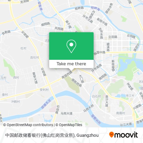 中国邮政储蓄银行(佛山红岗营业所) map