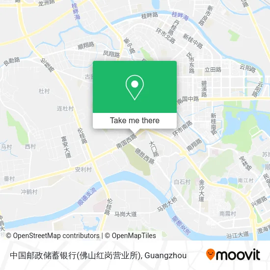中国邮政储蓄银行(佛山红岗营业所) map