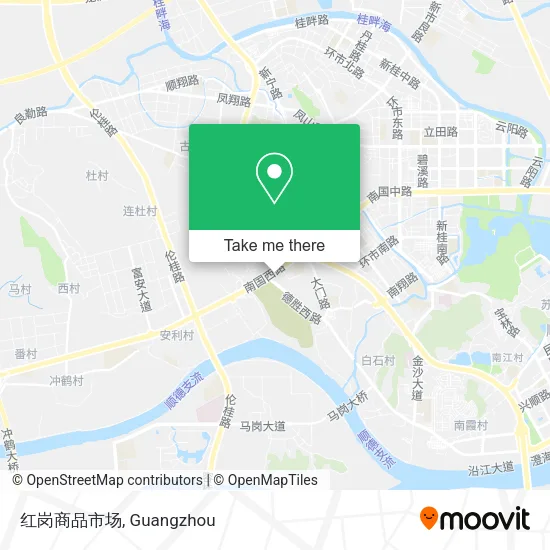 红岗商品市场 map