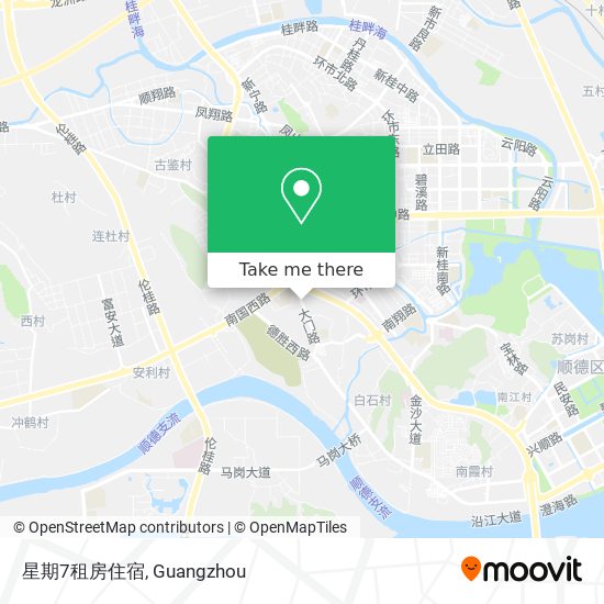 星期7租房住宿 map