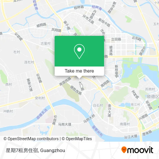 星期7租房住宿 map