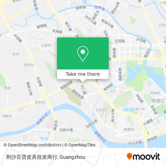 荆沙百货皮具批发商行 map